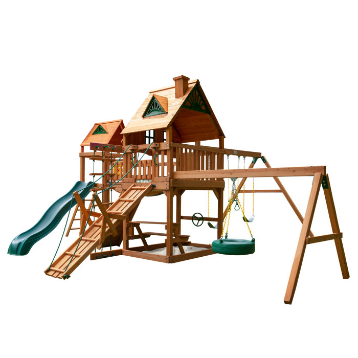 Gorilla Playsets Pioneer Peak Swing Set & Reviews Wayfair